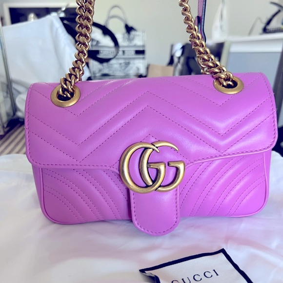 Gucci Bags Authentic Gucci Candy Mousse Marmont Mini Poshmark